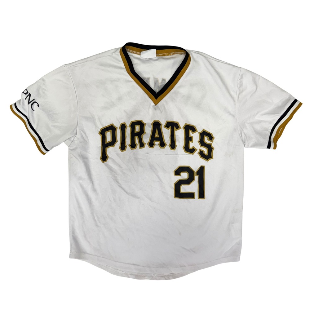 BDA Sports Pittsburgh Pirates Roberto Clemente 21 Youth XL Baseball Jersey White